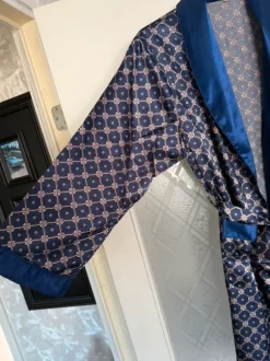 Morgonrock med lyxig känsla stl M