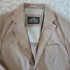 Męska marynarka Angelo Litrico beżowa blazer casual smart jacket fit