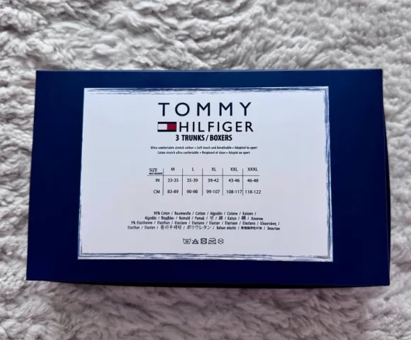 męskie bokserki Tommy Hilfiger 3.pak rozmiar XL czarne