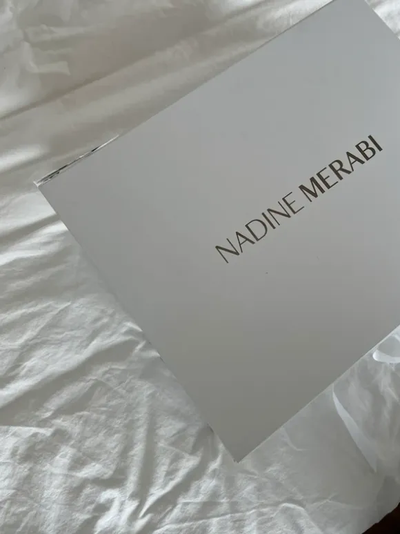 Nadine Merabi Bella White Jumpsuit