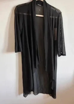 Narzutka • plażowa • pareo • wakacje • czarna • siateczka • classy