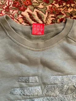 New Balance Vintage Logo Sweatshirt + Space Graphic Jogger Pants Bundle