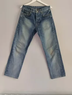 Niebieskie Vintage Spodnie Levi's 501 Straight