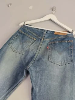 Niebieskie Vintage Spodnie Levi's 501 Straight