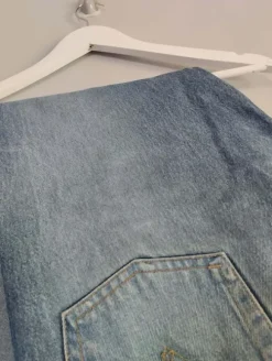 Niebieskie Vintage Spodnie Levi's 501 Straight