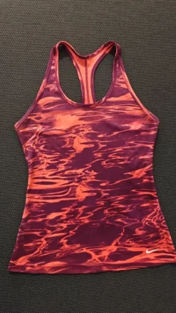 Nike Dri-FIT Racerback Training Top – Abstract Print – Size M