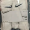 Nike Dri-Fit vita strumpor 6-pack