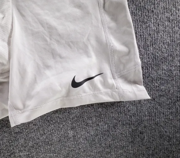 Nike Pro Dri-FIT Compression Shorts Białe Kieszonki L