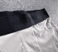Nike Pro Dri-FIT Compression Shorts Białe Kieszonki L