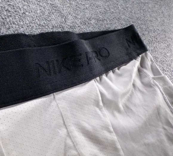 Nike Pro Dri-FIT Compression Shorts Białe Kieszonki L