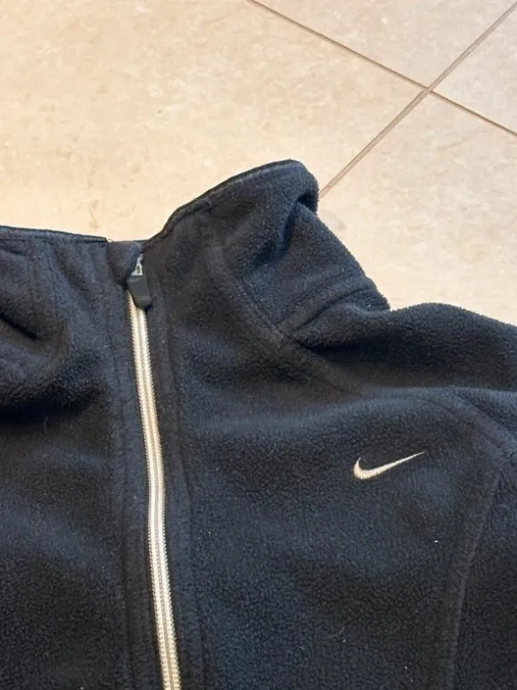 Nike Therma Bluza Polarowa Damska Czarna Rozpinana Rozmiar M