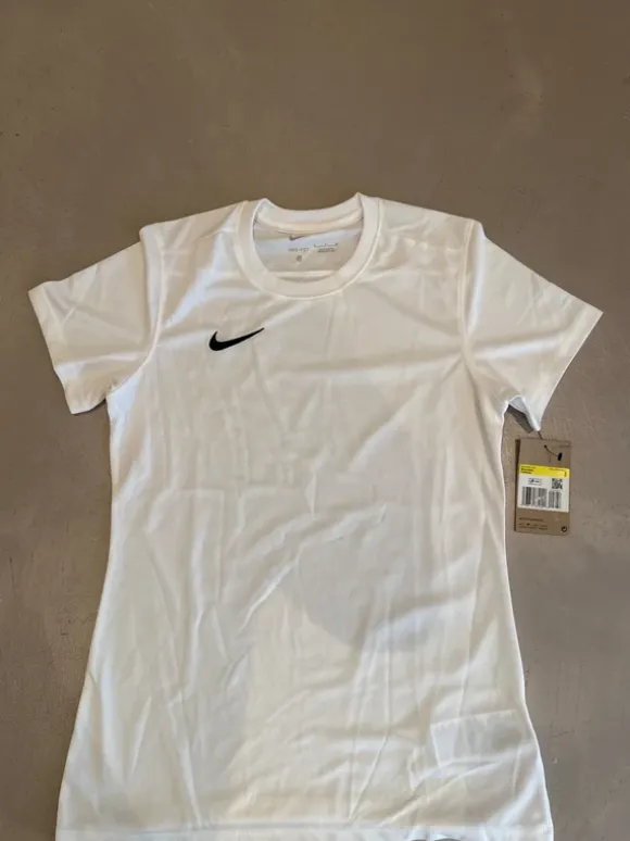 Nike trænings tshirt dame hvid small