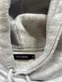 Non-sens hoodie, grey XXL