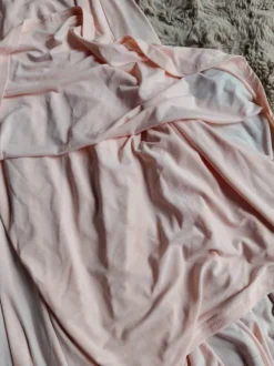 Nowa asymetryczna spódnica z spodenkami Nasty Gal brzoskwiniowy róż S 36 z metką