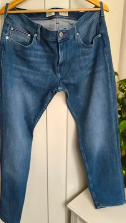 Nowe Spodnie Jeansy Tommy Hilfiger W36 L30 Klasyczne Niebieskie Regular Fit