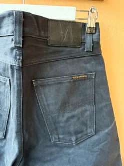 Nudie Jeans - Gritty Jackson Dry Onyx – Black Selvedge Denim - 29/30