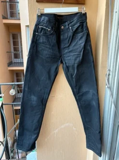 Nudie Jeans - Gritty Jackson Dry Onyx – Black Selvedge Denim - 29/30