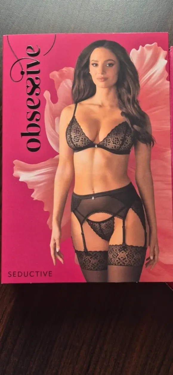 Obsessive komplet Shibu czarny S/M 36/38