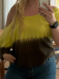 Off shoulder y2k topp