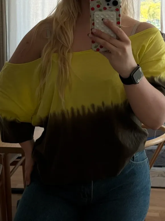 Off shoulder y2k topp