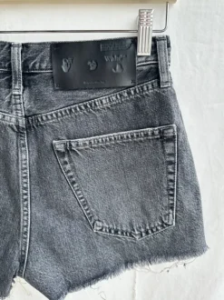 Off White szorty damskie jeans szare czarne S spodenki jeans krótkie S