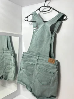 Ogrodniczki damskie krótkie Superdry Japan style denim jasny jeans swag y2k