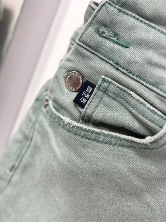 Ogrodniczki damskie krótkie Superdry Japan style denim jasny jeans swag y2k