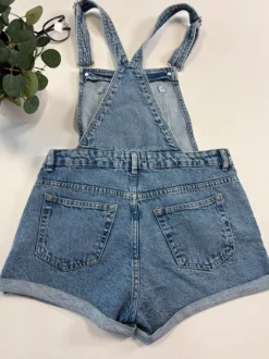 Ogrodniczki jeansowe Cropp vintage denim short overalls Y2K S/36