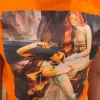 Orange T-shirt storlek L