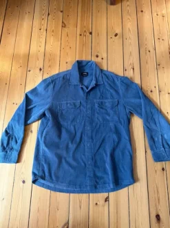 Overshirt skjorte fløjl