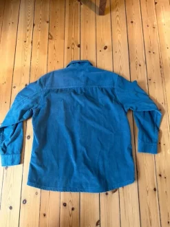Overshirt skjorte fløjl