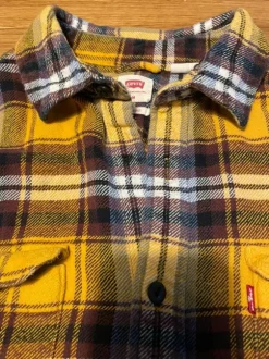 Piękna koszula flanelowa vintage Levis w kratę