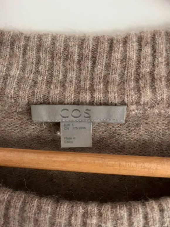 Piękny sweter COS alpaka i wełna