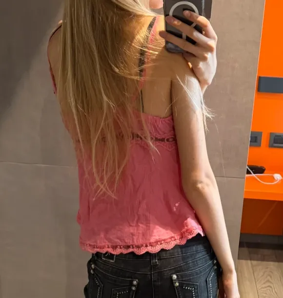 Pink top