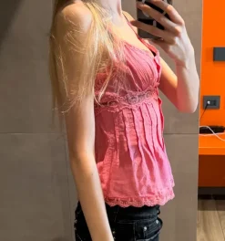 Pink top