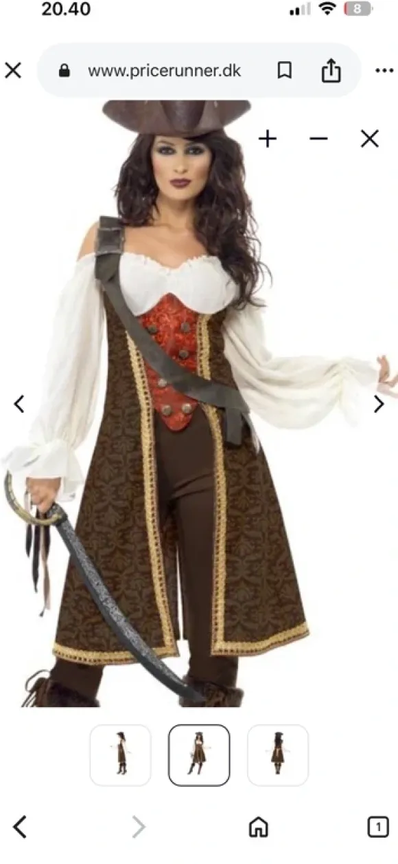 Pirat kostume