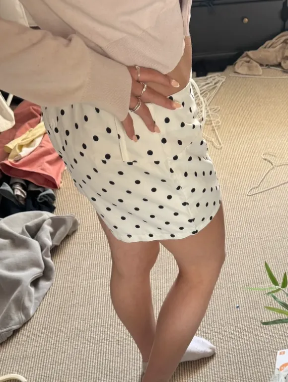 Polka prikket shorts