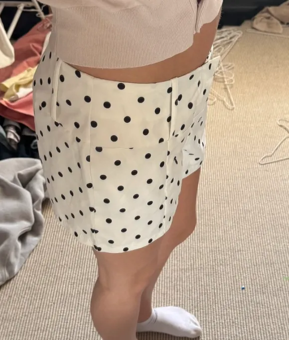 Polka prikket shorts