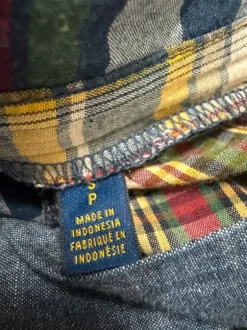 Polo Ralph Lauren Patchwork Madras Shorts – stan idealny – S/M