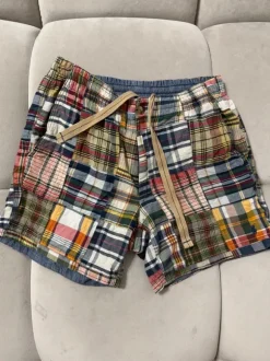 Polo Ralph Lauren Patchwork Madras Shorts – stan idealny – S/M