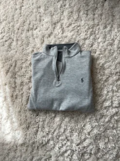 Polo Ralph Lauren quarter zip tröja grå