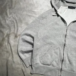 Polo Ralph Lauren Zip Up Hoodie Grey Bluza rozpinana Ralph Lauren trendy aesthetic pinterest