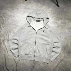 Polo Ralph Lauren Zip Up Hoodie Grey Bluza rozpinana Ralph Lauren trendy aesthetic pinterest