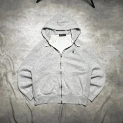 Polo Ralph Lauren Zip Up Hoodie Grey Bluza rozpinana Ralph Lauren trendy aesthetic pinterest