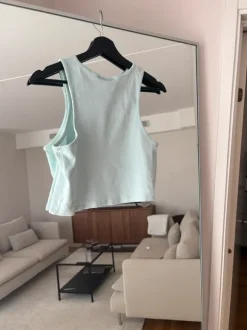 Powerpuff girls Light blue cropped tank