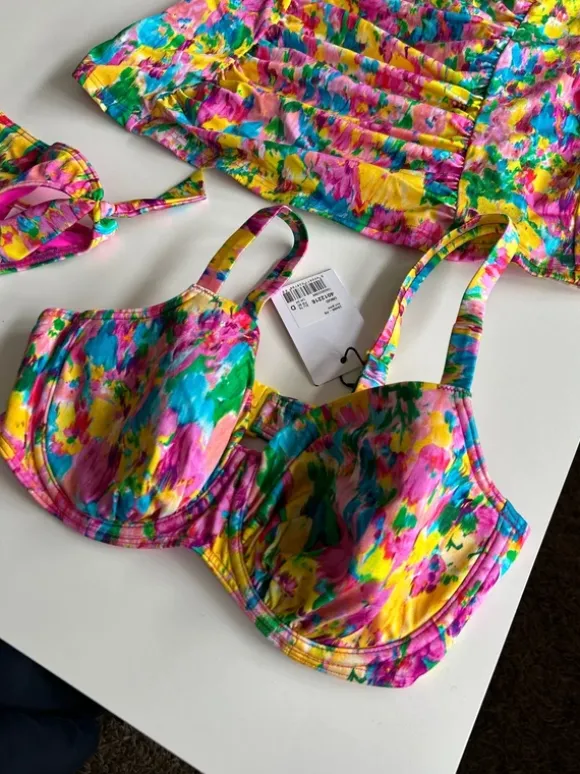 PrimaDonna Swim Ubud Sæt – Tankini, Bikini & Trusse (Sun Glow)
