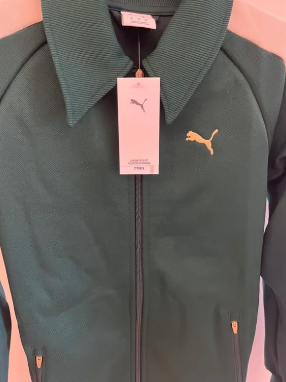 Puma T-7 dark green jacket XS