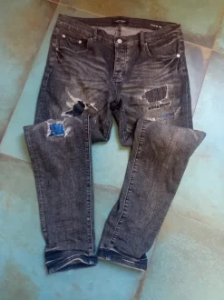 Purple jeans