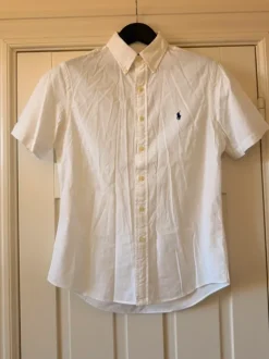 Ralph Lauren Seersucker Skjorte – Custom Fit – str. M
