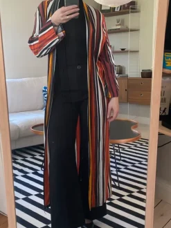 Randig kimono